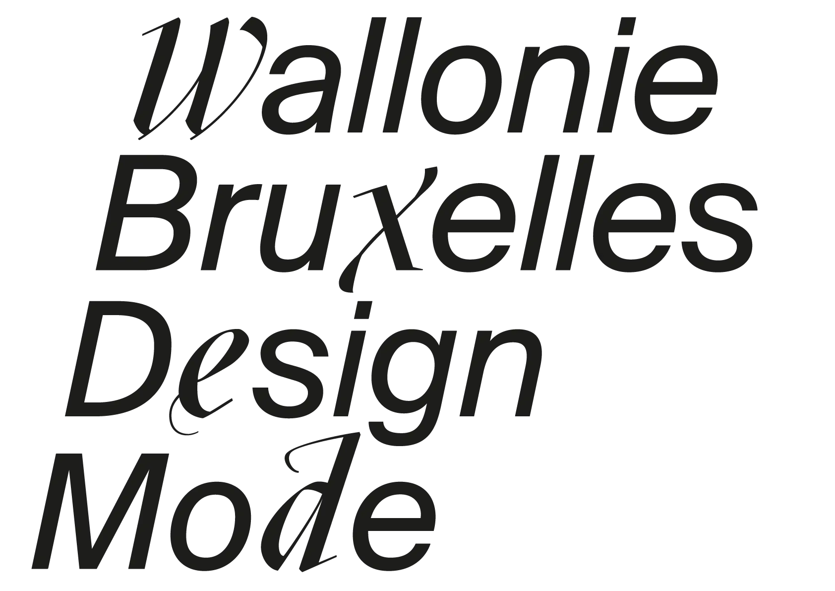 Logo de Wallonie Bruxelles Design Mode